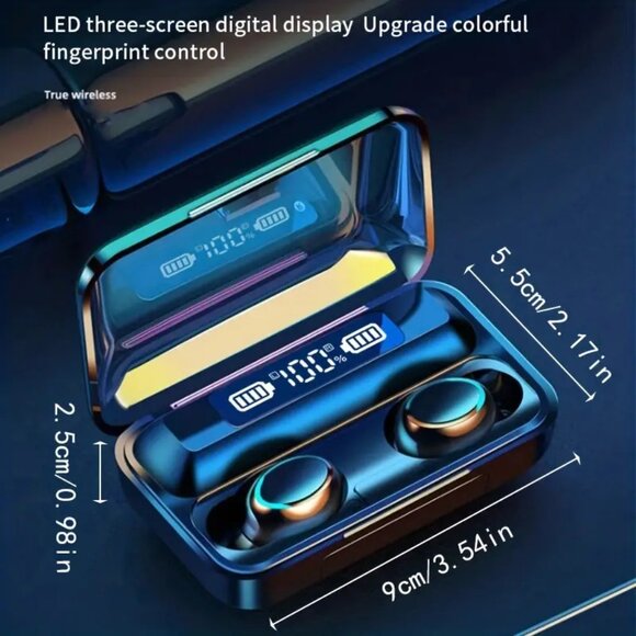 Black Wireless Earbuds - Picture 3 of 6